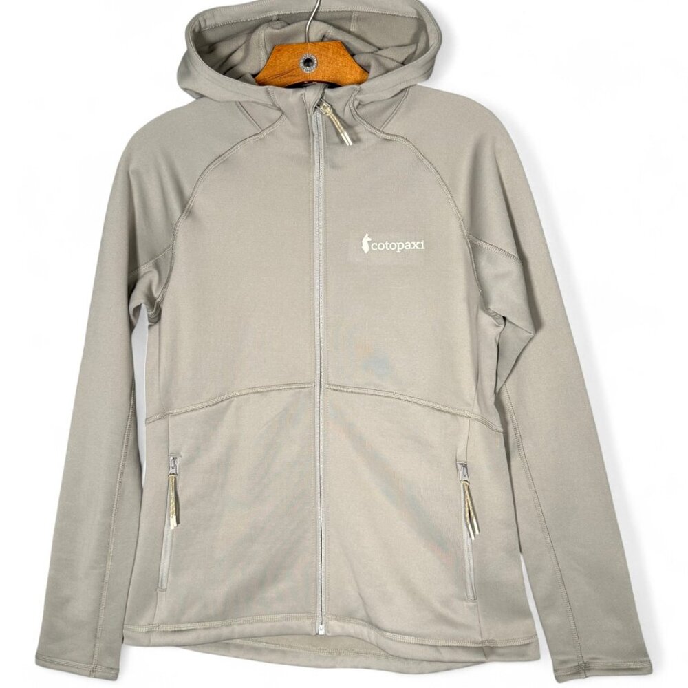 Cotopaxi Tempa Fleece Hooded Jacket Tan/Grey Athleisure S